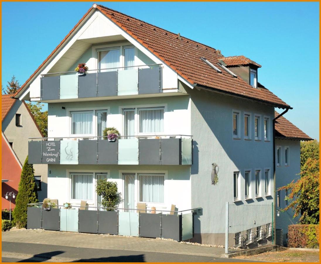 Hotel-Garni 'Zum Weinkrug' Sommerhausen Luaran gambar